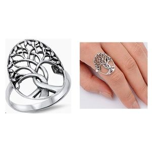 Sterling Sliver Tree of Life Ring
